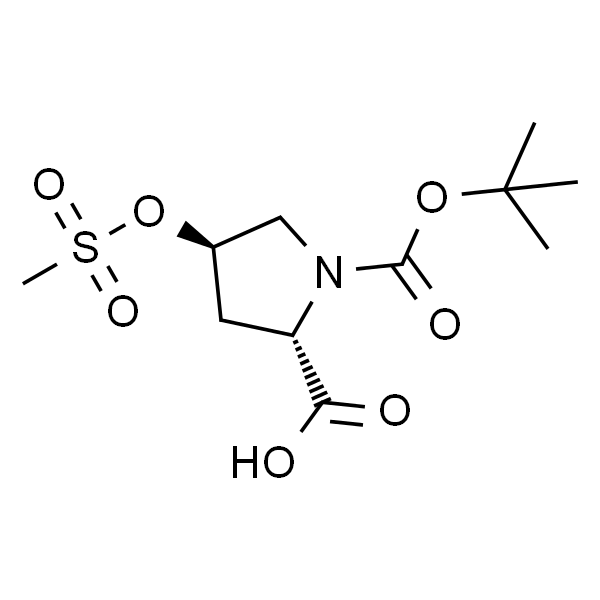 (2S,4R)-1-(叔丁氧羰基)-4((甲磺酰基)氧基)吡咯烷-2-羧酸