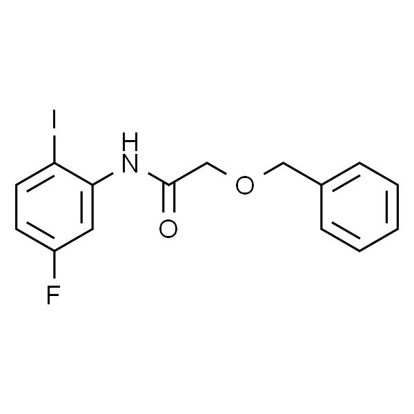 2-(苄氧基)-N-(5-氟-2-碘苯基)乙酰胺
