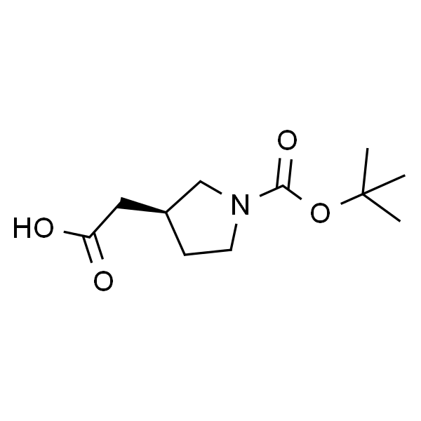 (S)-1-N-Boc-3-吡咯烷乙酸