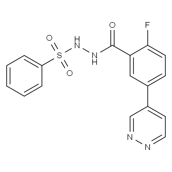 N'-(2-氟-5-(哒嗪-4-基)苯甲酰基)苯磺酰肼