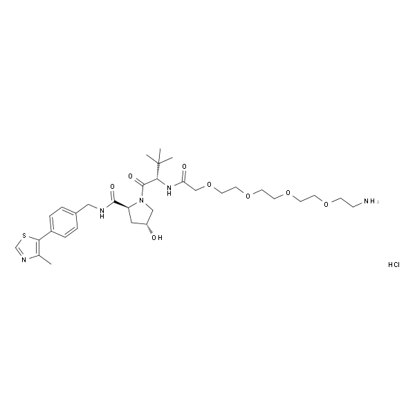 (S，R，S)-AHPC-PEG4-NH2 hydrochloride
