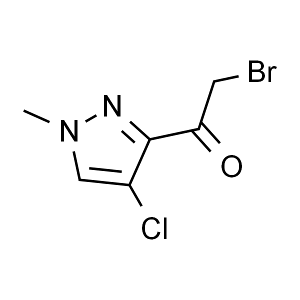 2-溴-1-(4-氯-1-甲基-1H-吡唑-3-基)乙酮