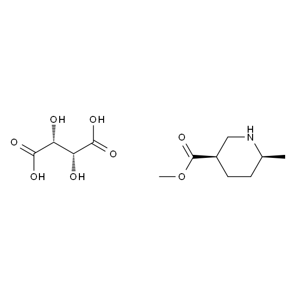 (3R,6S)-6-甲基哌啶-3-甲酸甲酯(2R,3R)-2,3-二羟基琥珀酸盐