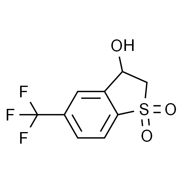 3-羟基-5-三氟甲基-2,3-二氢苯并噻吩-1,1-二氧化物