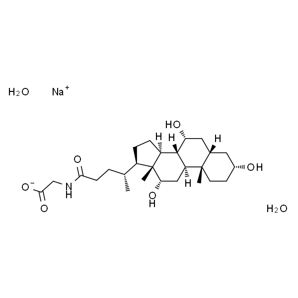 甘氨酸,N-[(3α,5β,7α,12α)-3,7,12-三羟基-24-氧胆烷-24-基]-,一钠盐,一水合物