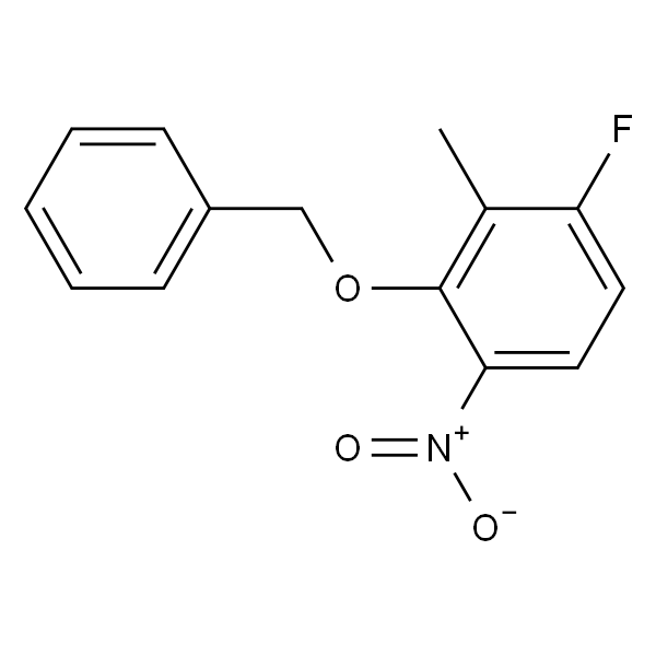 1-硝基-2-(苄氧基)-3-甲基-4-氟苯