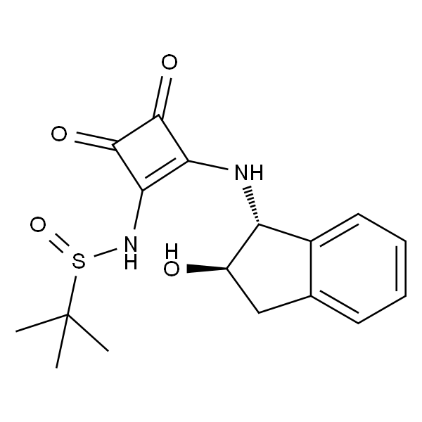 (S)-N-(2-(((1R,2R)-2-羟基-2,3-二氢-1H-茚-1-基)氨基)-3,4-二氧环丁-1-烯-1-基)-2-甲基丙烷-2-亚磺酰胺
