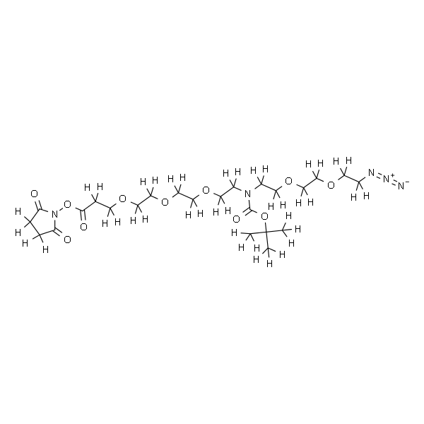 N-(Azido-PEG2)-N-Boc-PEG3-NHSester