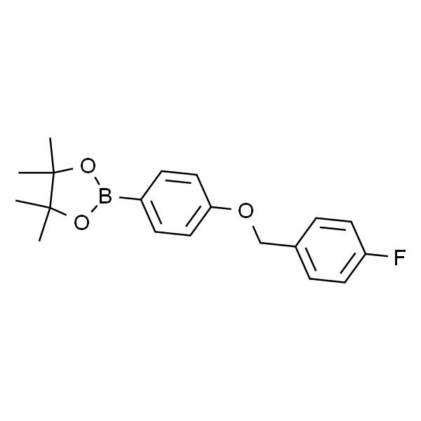 2-[4-(4-氟-苄氧基)-苯基]-4,4,5,5-四甲基-[1,3,2]二氧杂硼戊烷