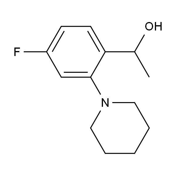 1-[2-(1-哌啶基)-4-氟苯基]乙醇