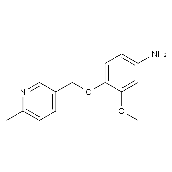 3-甲氧基-4-[(6-甲基-3-吡啶基)甲氧基]苯胺