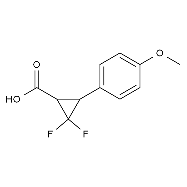 2，2-二氟-3-（4-甲氧基苯基）环丙烷-1-羧酸