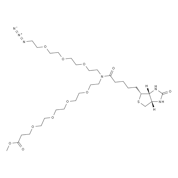N-(Azido-PEG3)-N-Biotin-PEG4-methylester
