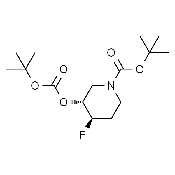 tert-butyl Trans-3-((tert-butoxycarbonyl)oxy)-4-fluoropiperidine-1-carboxylate racemate