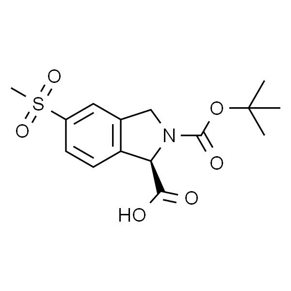 (R)-2-(叔丁氧基羰基)-5-(甲基磺酰基)异吲哚啉-1-羧酸