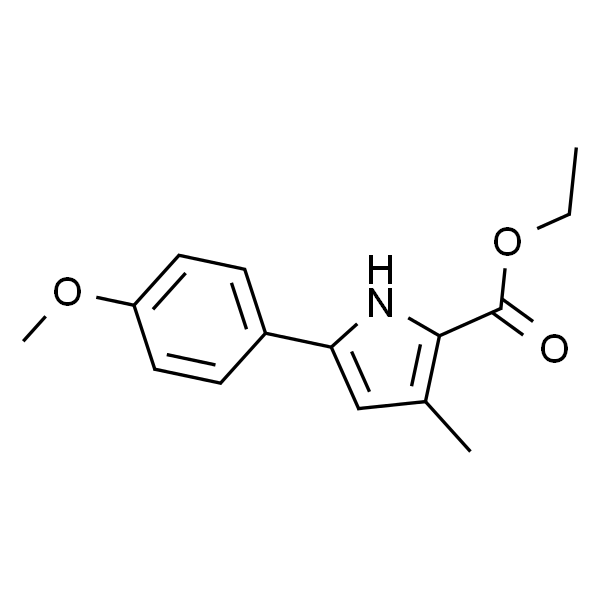 5-(4-甲氧基苯基)-3-甲基-1H-吡咯-2-羧酸乙酯