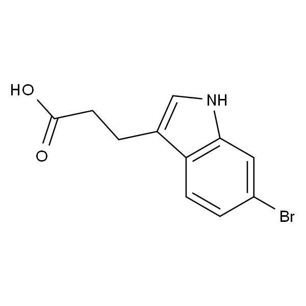 3-(6-溴-3-吲哚基)丙酸