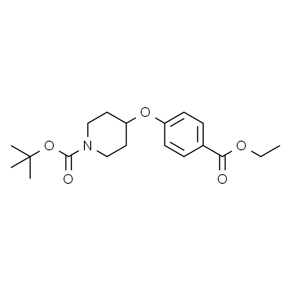 4-(4-(乙氧基羰基)苯氧基)哌啶-1-羧酸叔丁酯