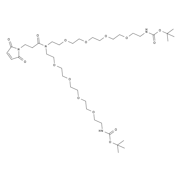 N-Mal-N-bis(PEG4-NH-Boc)