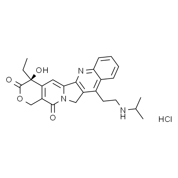 (S)-4-乙基-4-羟基-11-(2-(异丙基氨基)乙基)-1H-吡喃并[3',4':6,7]吲哚并[1-2,b]喹啉-3,14((4H,12H)-二酮盐酸盐