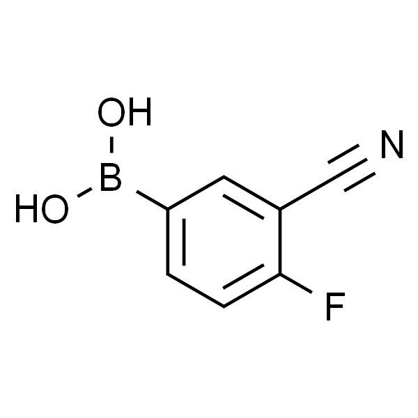 3-氰基-4-氟苯硼酸 (含不同量的酸酐)