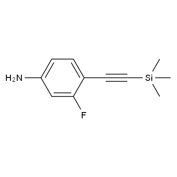 3-氟-4-[(三甲基硅基)乙炔基]苯胺