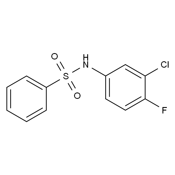 N-(3-氯-4-氟苯基)苯磺酰胺