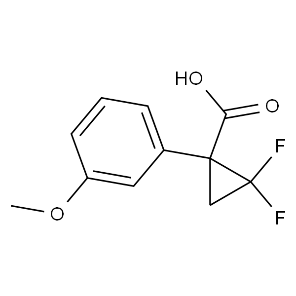 2，2-二氟-1-（3-甲氧基苯基）环丙烷-1-羧酸