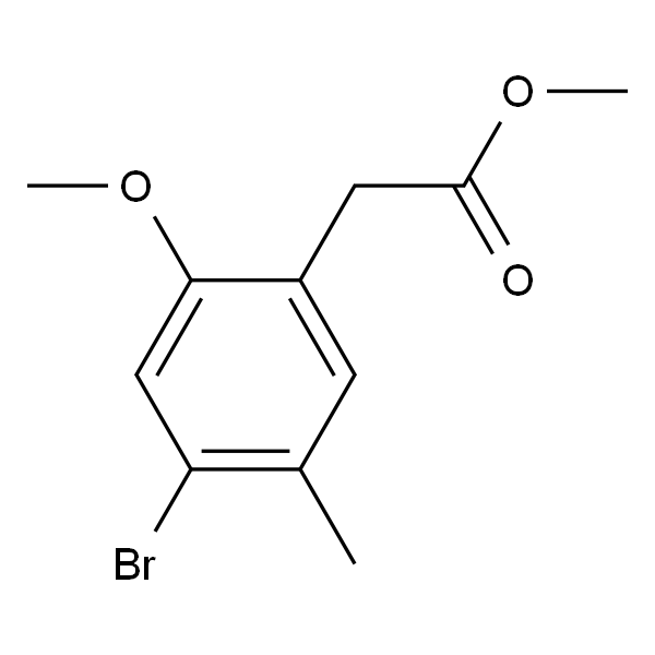 4-溴-2-甲氧基-5-甲基苯乙酸甲酯
