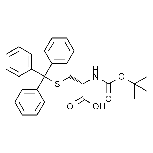 N-叔丁氧羰基-S-三苯甲基-L-半胱氨酸