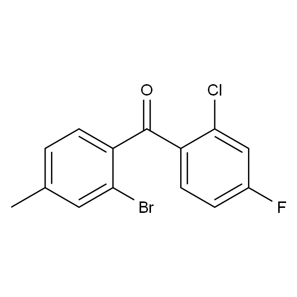 (2-溴-4-甲基苯基)(2-氯-4-氟苯基)甲酮