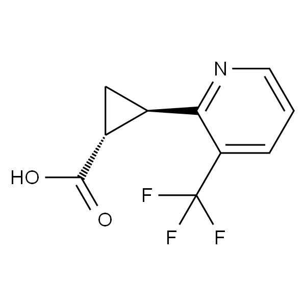 反式-2-（3-（三氟甲基）吡啶-2-基）环丙烷-1-羧酸