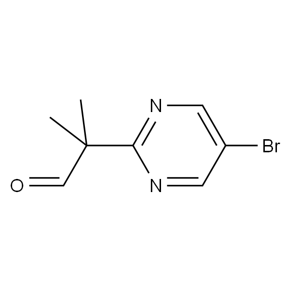 2-(5-溴-2-嘧啶基)-2-甲基丙醛