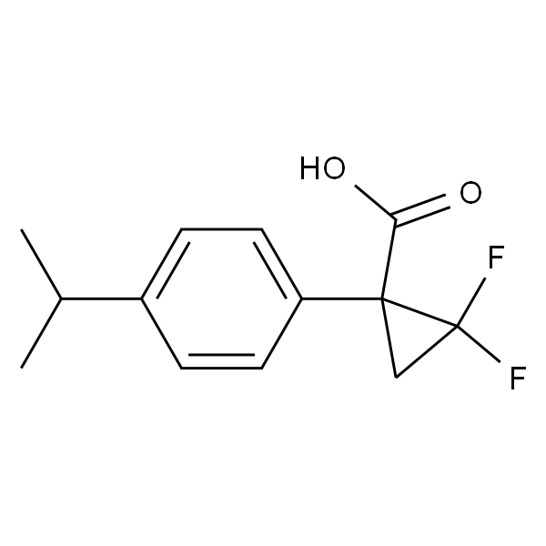 2，2-二氟-1-（4-异丙基苯基）环丙烷-1-羧酸