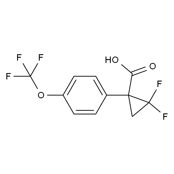 2，2-二氟-1-（4-（三氟甲氧基）苯基）环丙烷-1-羧酸