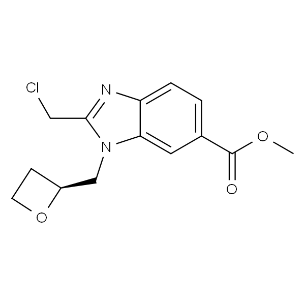 (S)-2-(氯甲基)-1-(氧杂环丁烷-2-基甲基)-1H-苯并[d]咪唑-6-羧酸甲酯