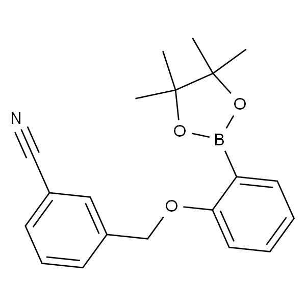 3-[2-(4,4,5,5-四甲基-[1,3,2]二氧杂硼环戊烷-2-基)-苯氧基甲基]-苯腈