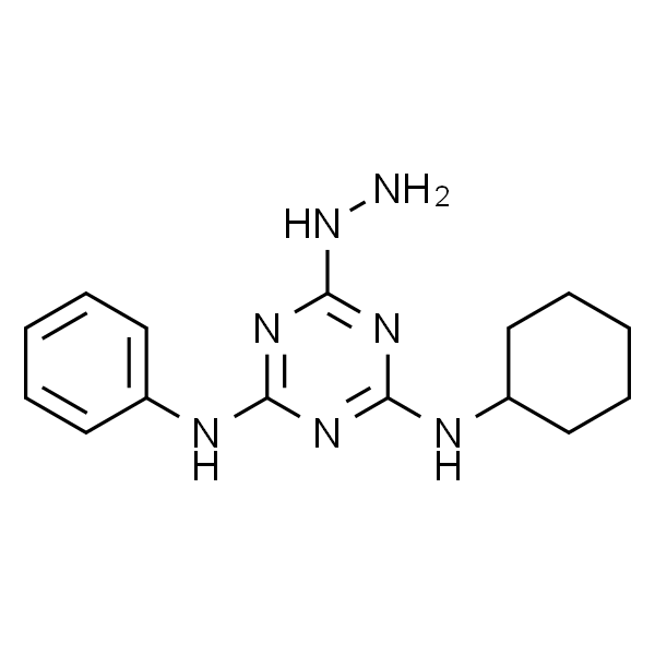 N2-cyclohexyl-6-hydrazinyl-N4-phenyl-1,3,5-triazine-2,4-diamine