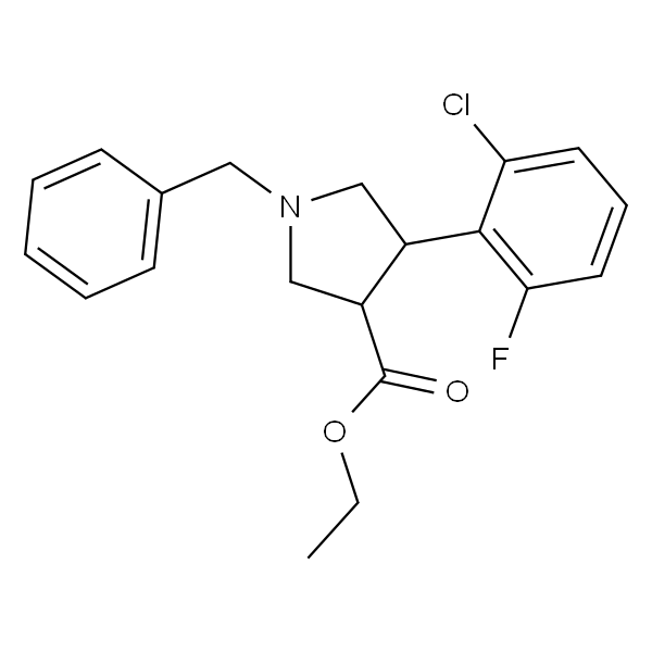 反式-1-苄基-4-（2-氯-6-氟苯基）吡咯烷-3-羧酸乙酯