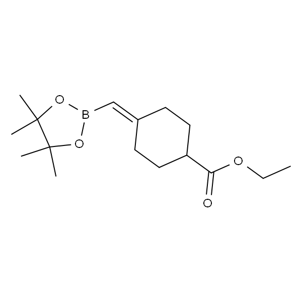 4-（（（4，4，5，5-四甲基-1，3，2-二氧杂硼烷-2-基）亚甲基）环己烷-1-甲酸乙酯