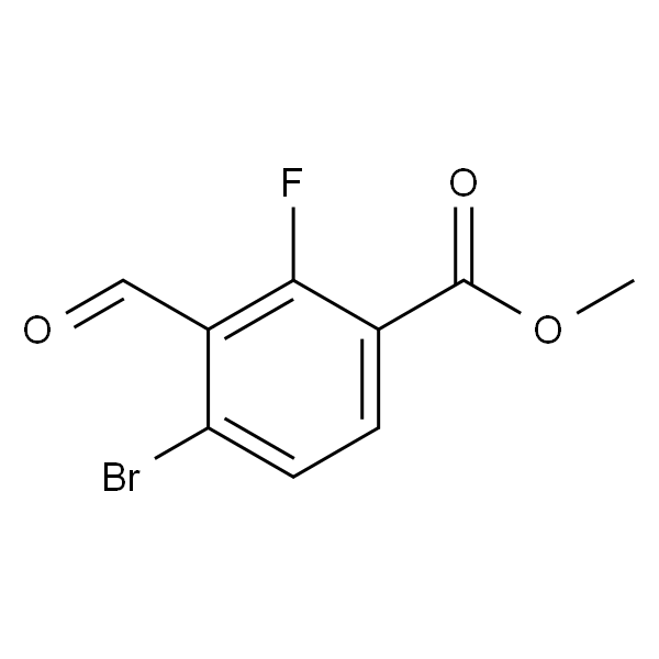 4-溴-2-氟-3-甲酰基苯甲酸甲酯