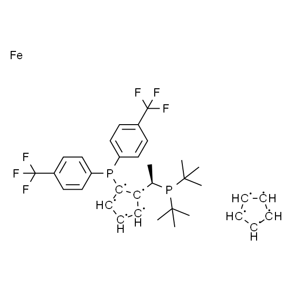 (R)-(-)-1-{(S)-2-[双(4-三氟甲基苯基)膦基]二茂铁基}乙基-二叔丁基膦