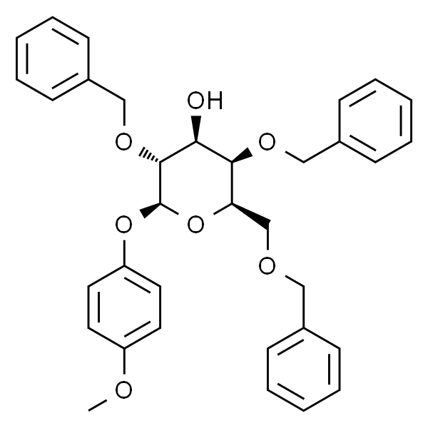 4-甲氧苯基-2,4,6-三-O-苄基-Β-D-吡喃半乳糖苷