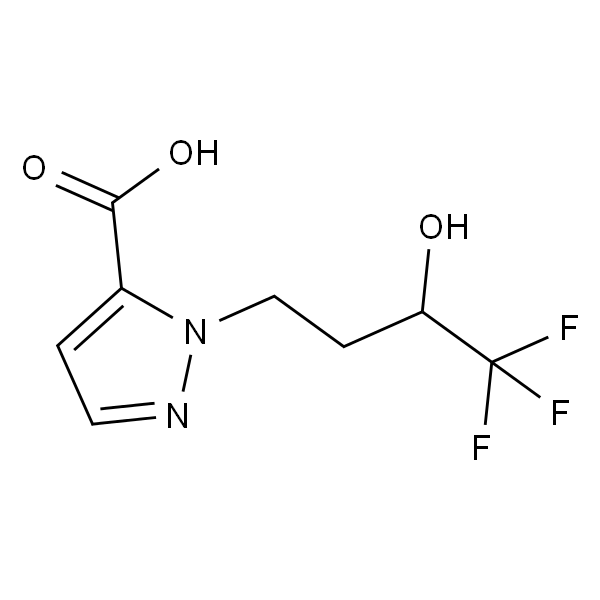 1-(4,4,4-三氟-3-羟基丁基)-1H-吡唑-5-羧酸