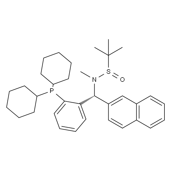 [S(R)]-N-[(R)-[2-(二环己基膦)苯基]-2-萘基甲基]-N-甲基-2-叔丁基亚磺酰胺