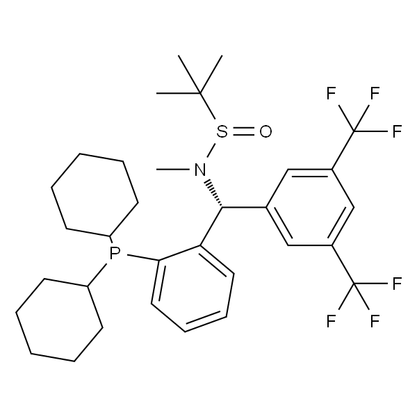 [S(R)]-N-[(R)-3,5-二(三氟甲基)苯基)]-[2-(二环己基膦)苯基]-N-甲基-2-叔丁基亚磺酰胺