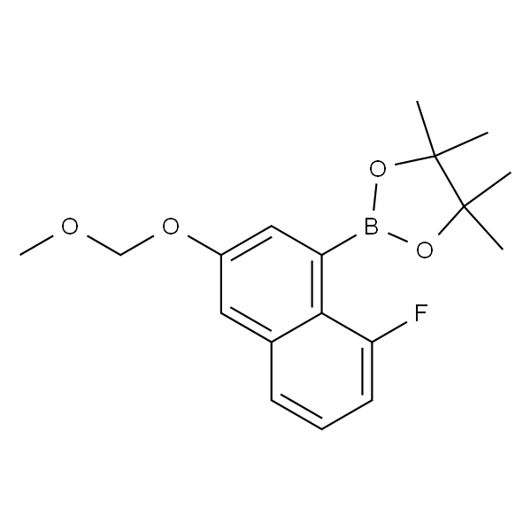 2-(8-氟-3-(甲氧基甲氧基)萘-1-基)-4,4,5,5-四甲基-1,3,2-二氧杂硼烷