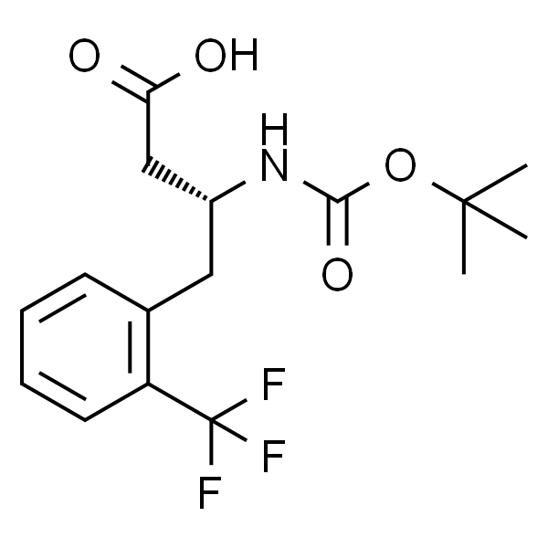 BOC-(R)-3-氨基-4-(2-三氟甲苯基)丁酸
