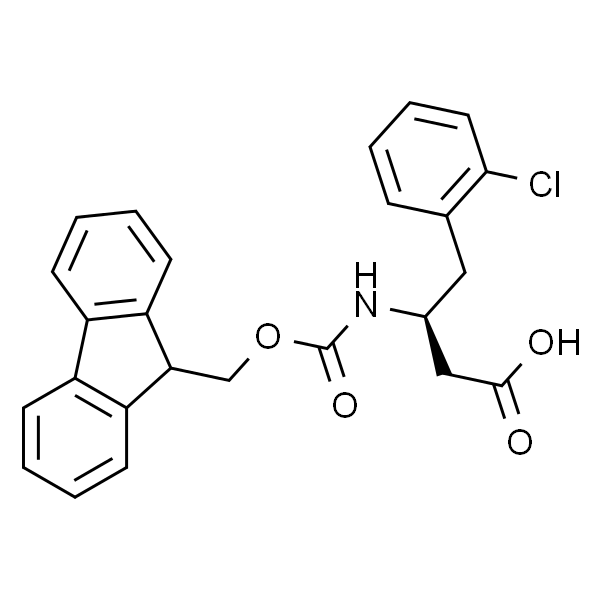 (S)-3-((((9H-芴-9-基)甲氧基)羰基)氨基)-4-(2-氯苯基)丁酸