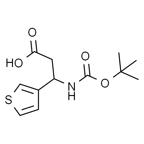 3-((叔丁氧基羰基)氨基)-3-(噻吩-3-基)丙酸